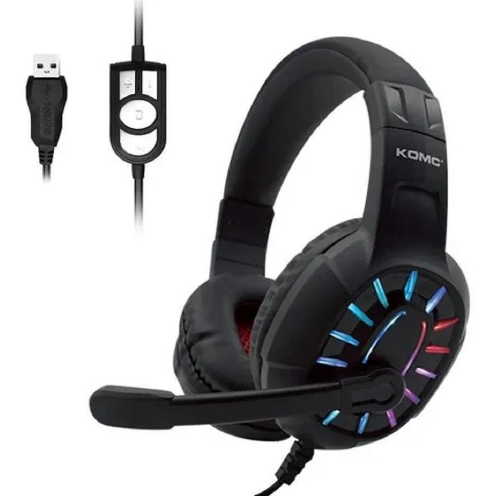 Audífonos Diadema Gamer Usb Komc G313 Headset Para Pc img #2