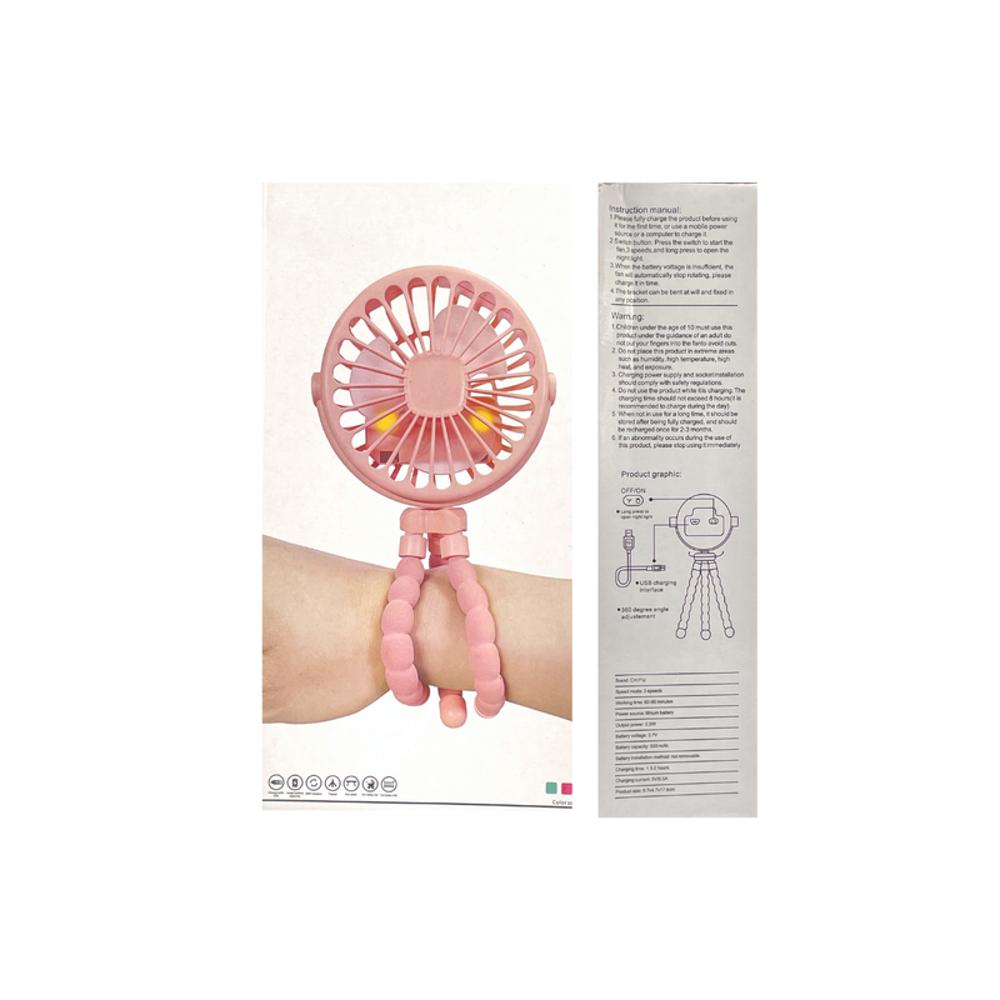 Ventilador Coche Bebe Con Trípode Y Patas Flexibles img #4
