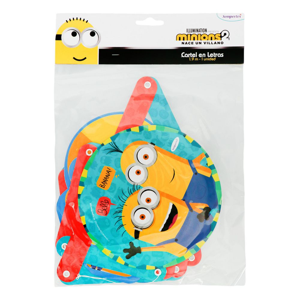 Cartel Letras Minions SEMPERTEX 7703340026374 img #1