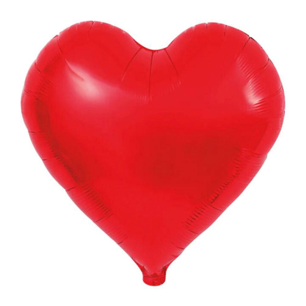 Globo Corazon Rojo Mate Metalizado 1 SEMPERTEX 7703340398624 img #1