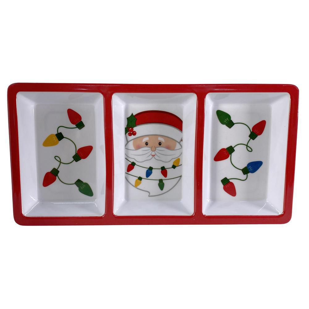 Bandeja rectangular 3 divisiones Noel FINLANDEK 1807800153 img #1
