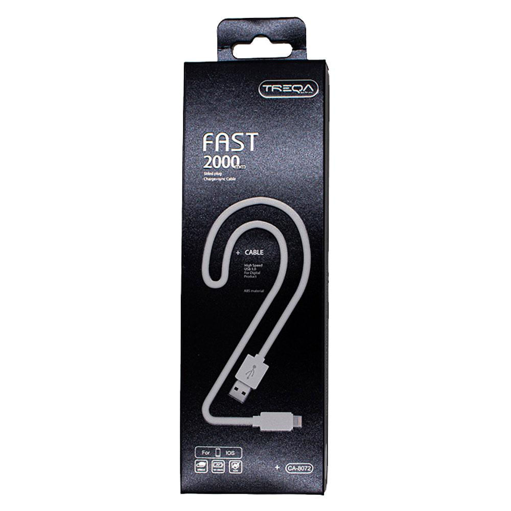 Cable Carga Rapida Datos Lightning Ca 8072 Conector Ios 2000Mm Usb 3 img #2