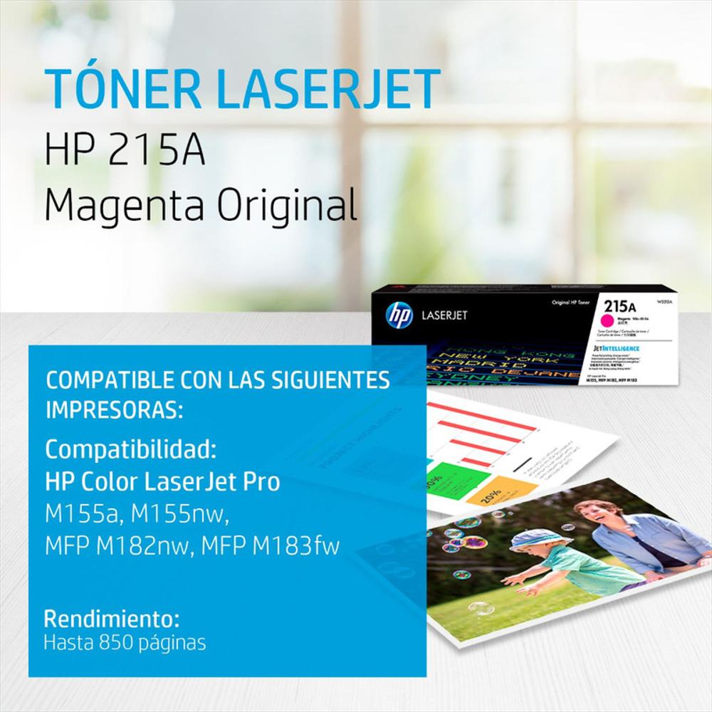 Toner Hp Magenta 215A Laserjet M155,M182,M183 850 Pag. img #2