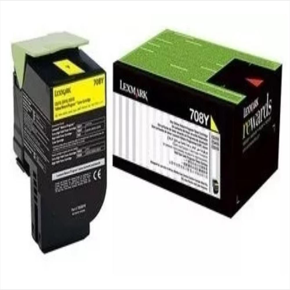 Toner Lexmark 70C80y0 Amarillo Cs310 Cs510 1.000K img #1