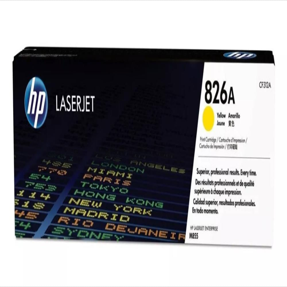 Cartucho De Toner Hp 826A Amarillo Cf312a Pg 31500 img #1