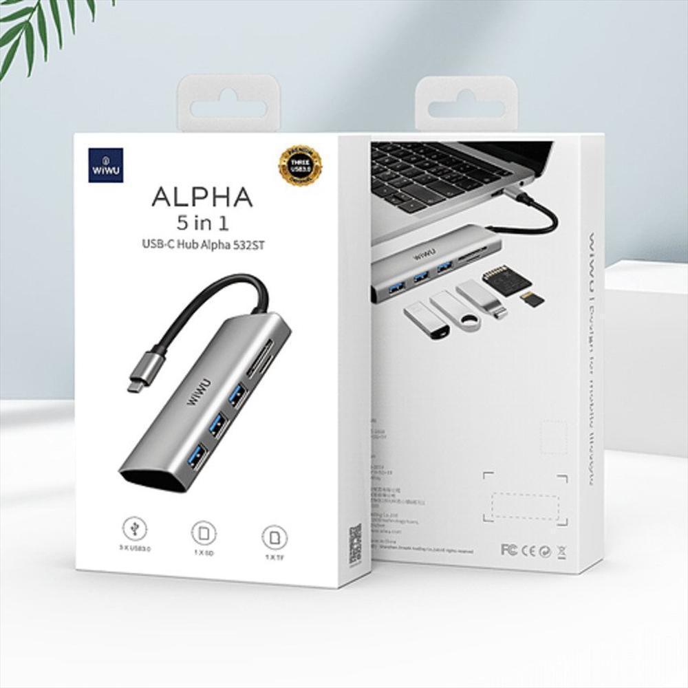 Adaptador Tipo C 5 En 1: 3 Puertos Usb 3.0, Micro Sd Y Tarjeta Sd Tf img #2