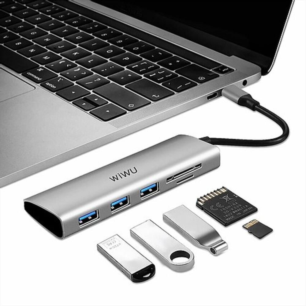 Adaptador Tipo C 5 En 1: 3 Puertos Usb 3.0, Micro Sd Y Tarjeta Sd Tf img #3