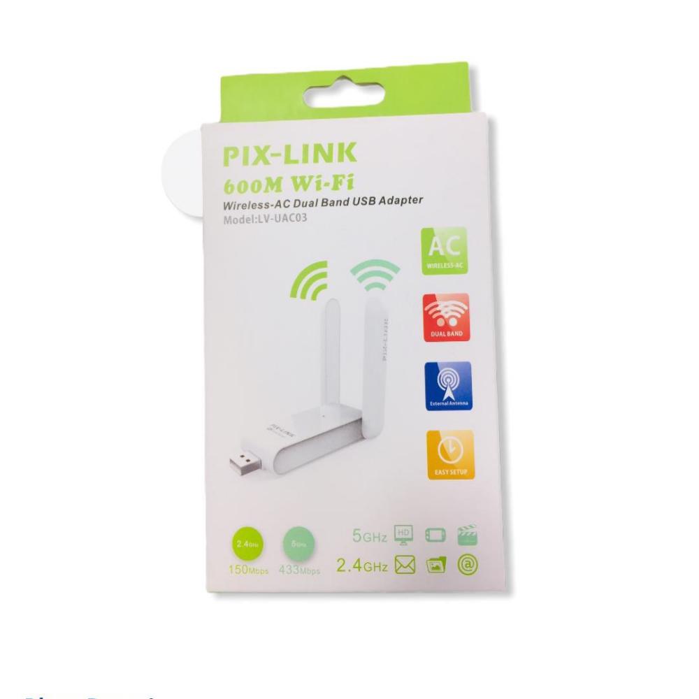 Rompemuros Usb Wifi 600M Inalambrico Doble Banda Pix Link img #3