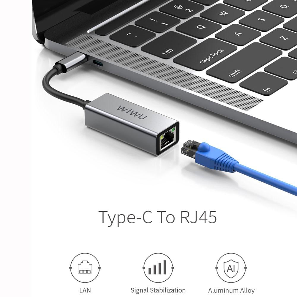 Adaptador Tipo C A Rj45 Cable De Red Ethernet img #1