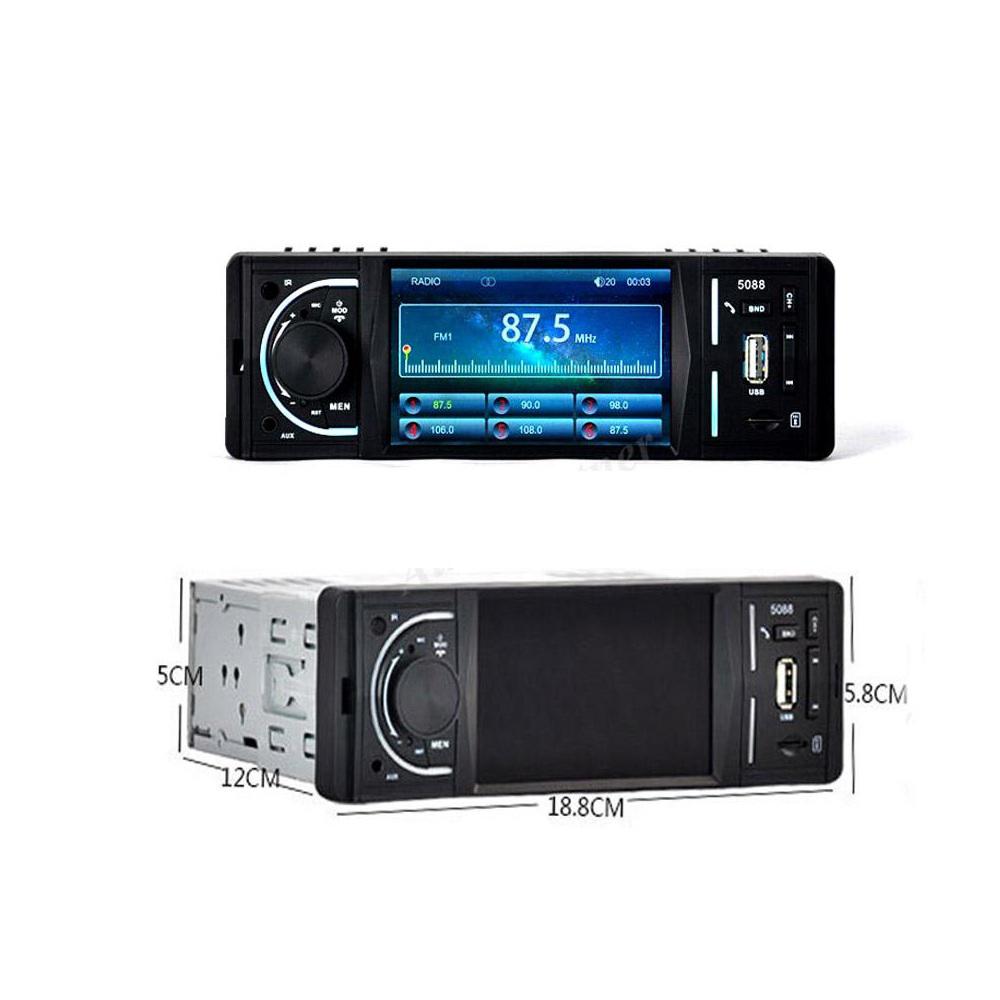 Radio Carro Pantalla Color 4 Pul Bluetooth Usb Mp4 Mp3 Mp3