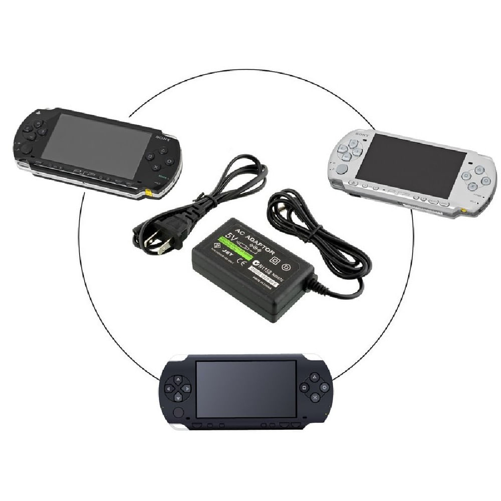 Cargador Adaptador Corriente Psp 1000 2000 3000 Negro