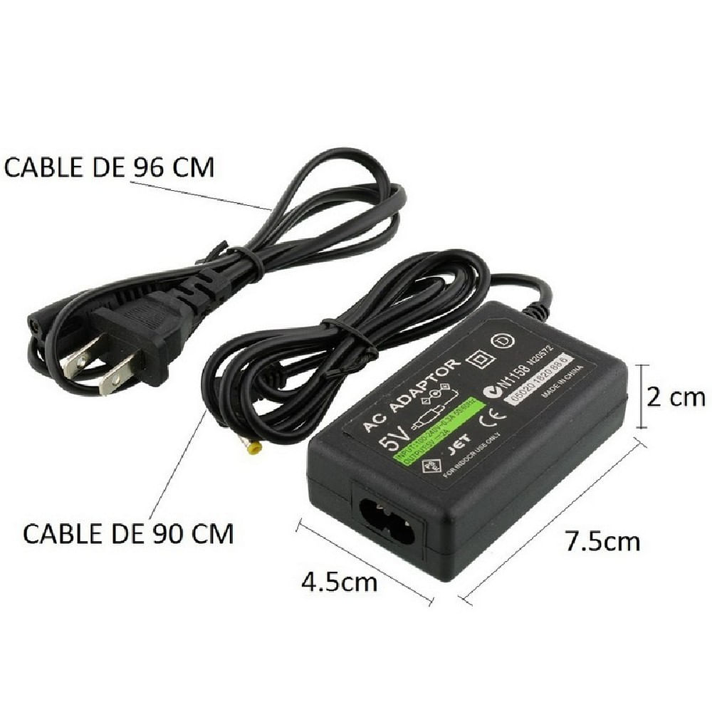 Cargador Adaptador Corriente Psp 1000 2000 3000 Negro img #4
