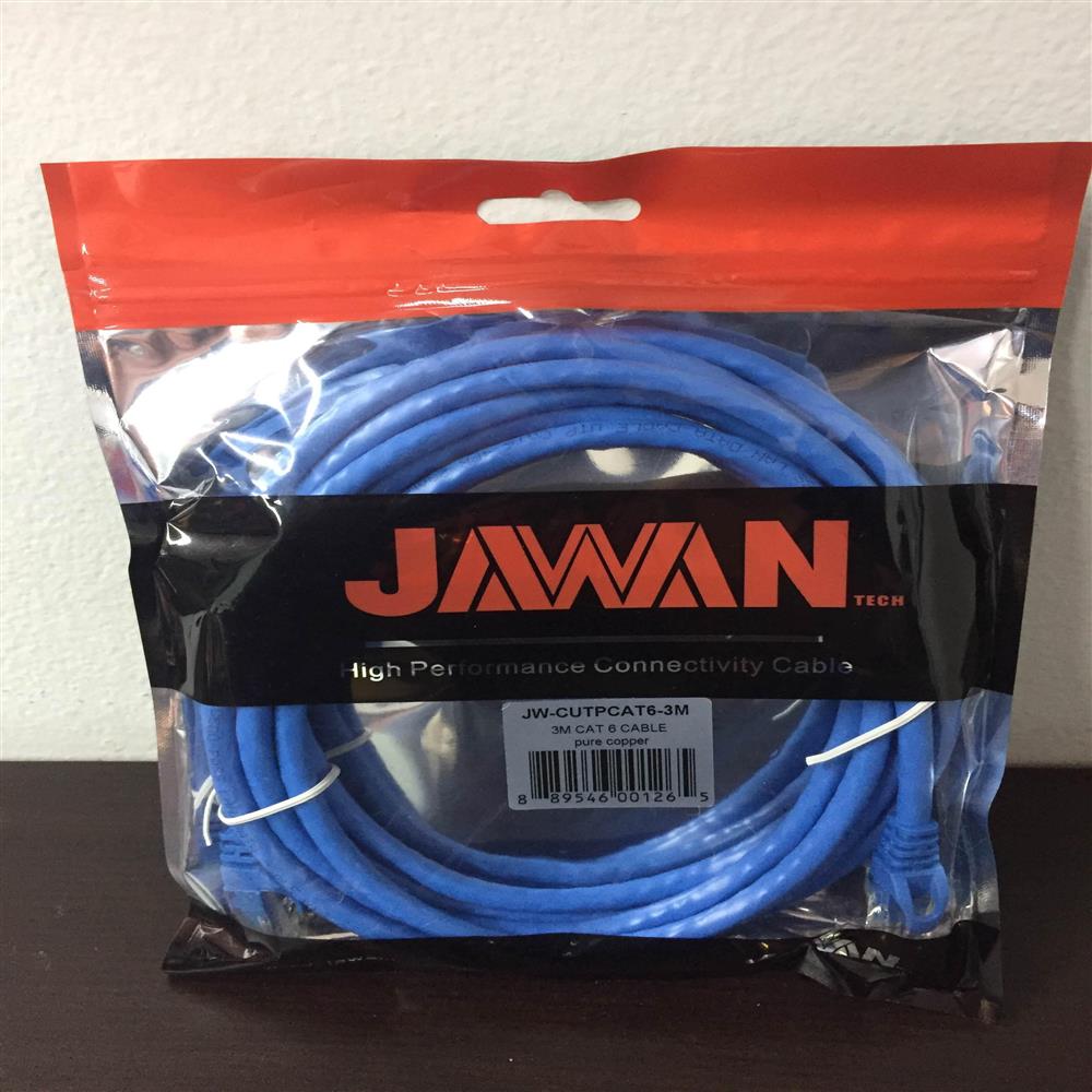 Cable Patch Cord Cat 6 Jawan 3 Mtrs img #1