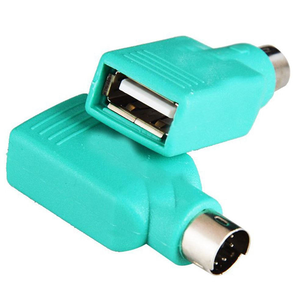 Adaptador Ps2 A Usb Verde Conector Mouse Teclado img #1