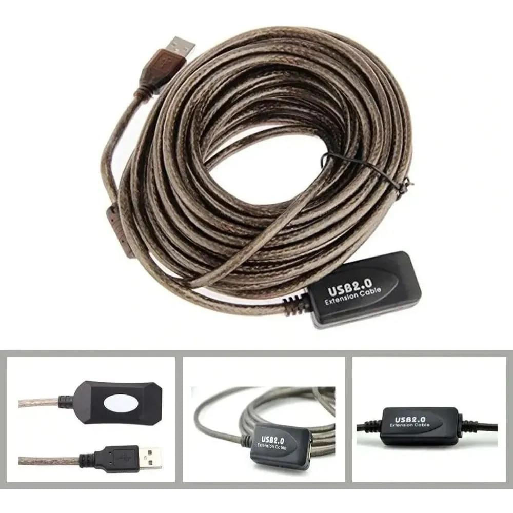 Extension Usb Activa 15 Metros Sin Perdida De Señal Calidad img #4