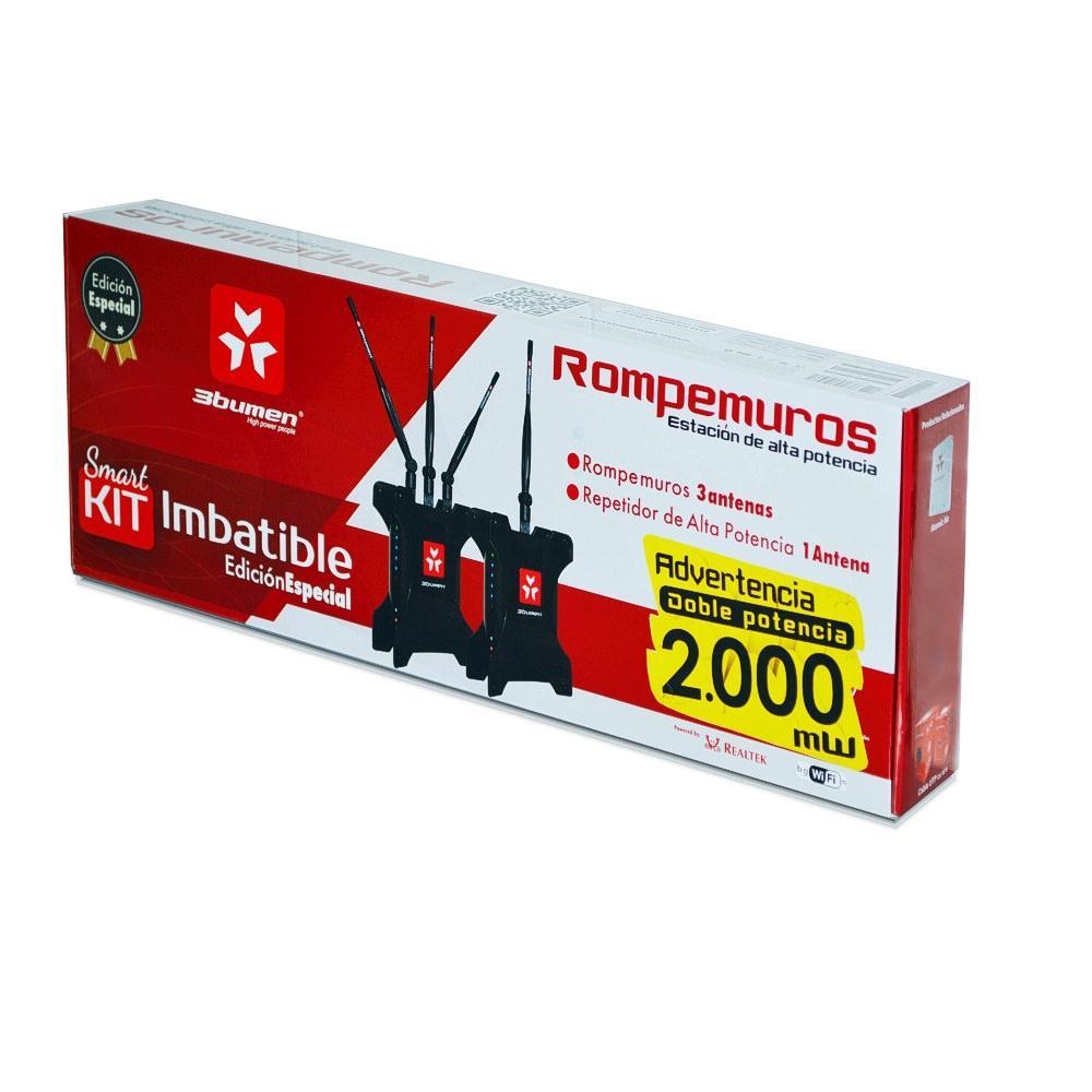 Smart Kit 3Bumen Router Rompemuros Repetidor Rompemuros