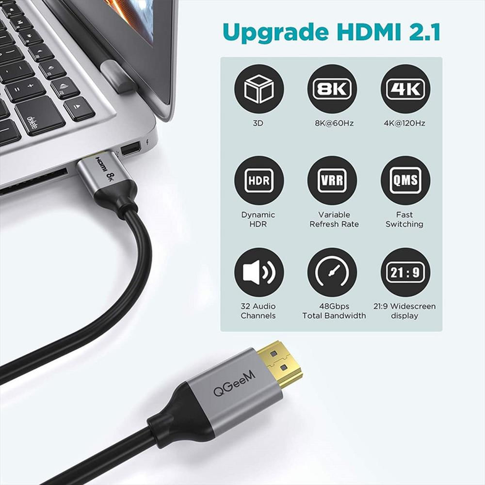 Cable Hdmi 2.1 8K Alta Velocidad Ultra Hd 48 Gbps Video 1.8M img #2