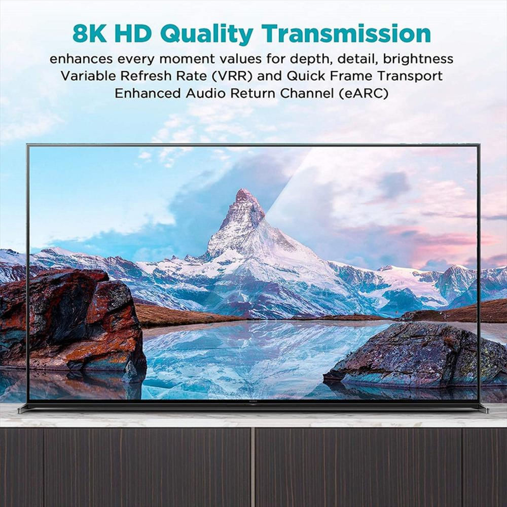Cable Hdmi 2.1 8K Alta Velocidad Ultra Hd 48 Gbps Video 1.8M img #5