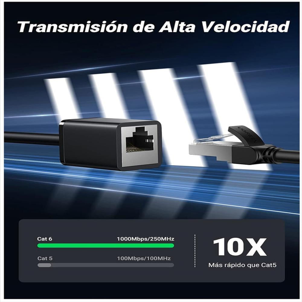 Cable De Red Extensión Ethernet Cat6 Conexión Rj45 Lan 1M img #4