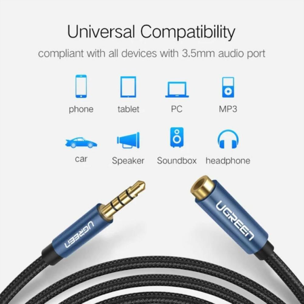 Cable De Extensión Auxiliar Auriculares Jack 3.5Mm Audio 5M img #4