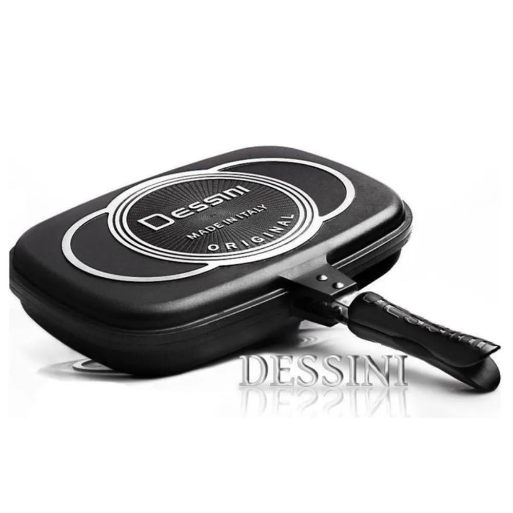 Sartén Doble Parrilla Dessini Dual Grill Antiadherente 36Cm img #2