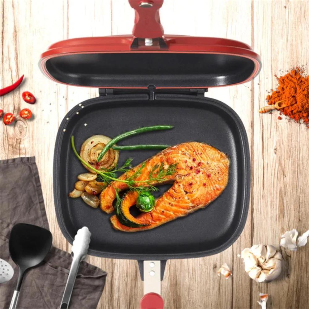 Sartén Doble Parrilla Dessini Dual Grill Antiadherente 36Cm img #4
