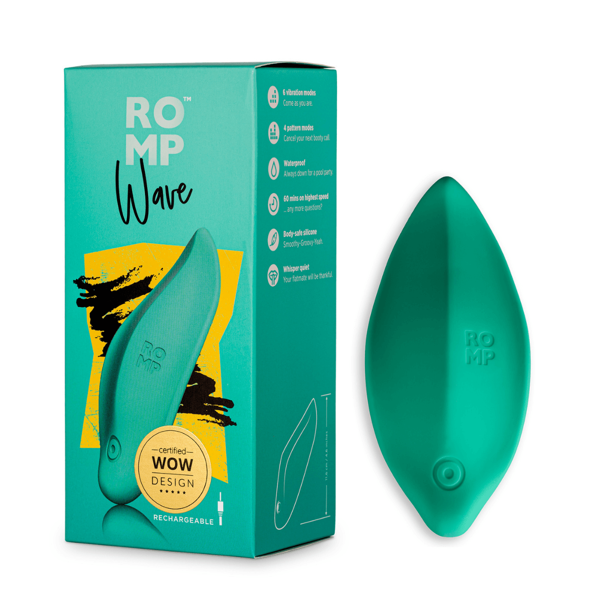 Vibrador clitorial wave romp