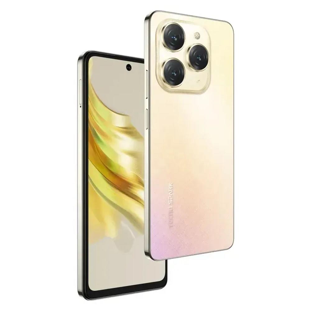 Celular Tecno Spark 20 Pro 8Gb 256 Gb Blush Dorado img #2