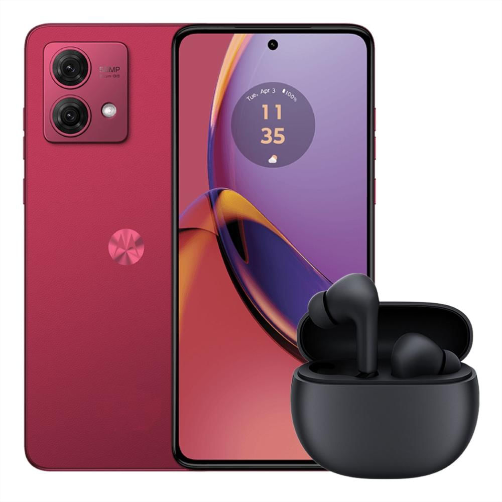 Motorola Moto G84 5G, 256Gb/8Gb Rojo + Buds 4 Active Negro