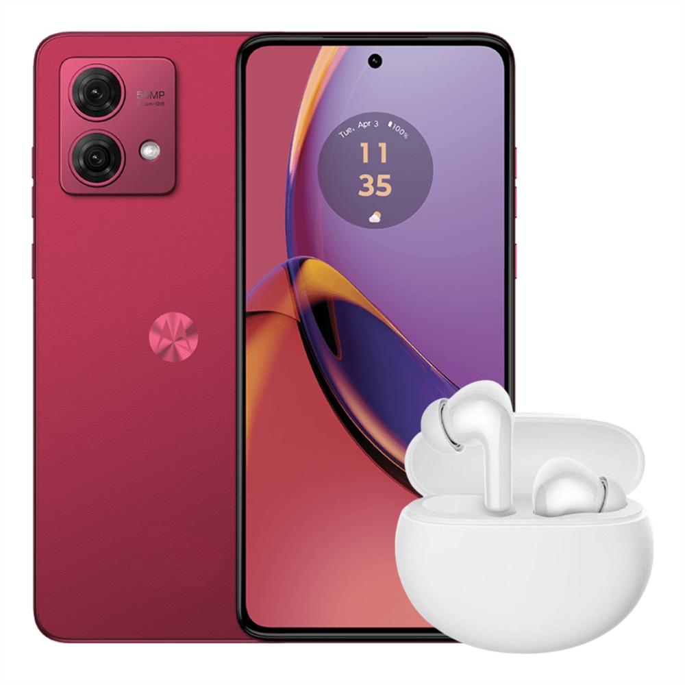 Motorola Moto G84 5G, 256Gb/8Gb Rojo + Buds 4 Active Blanco