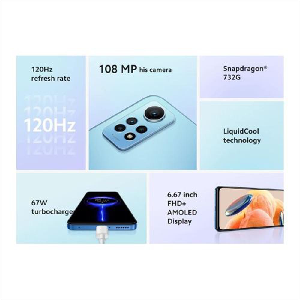 Celular Xiaomi Redmi Note 12 Pro 8Gb 256Gb Star Blue img #4