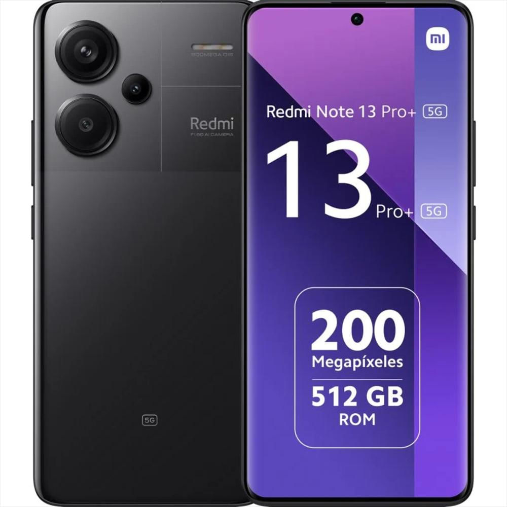 Celular Xiaomi Redmi Note 13 Pro + 5G 512Gb / 12Ram / 200Mp Negro