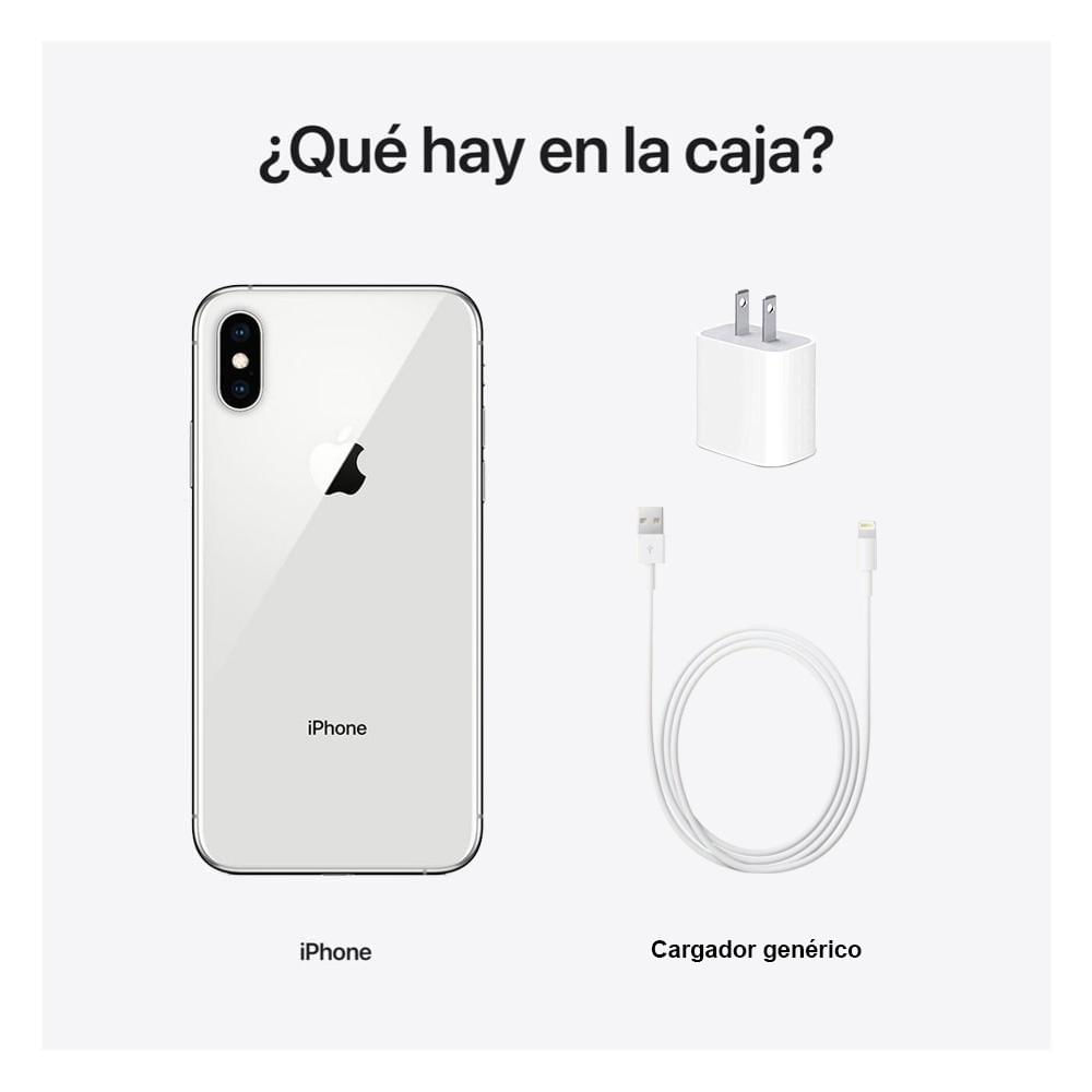 Iphone Xs 64Gb Plata Reacondicionado img #5