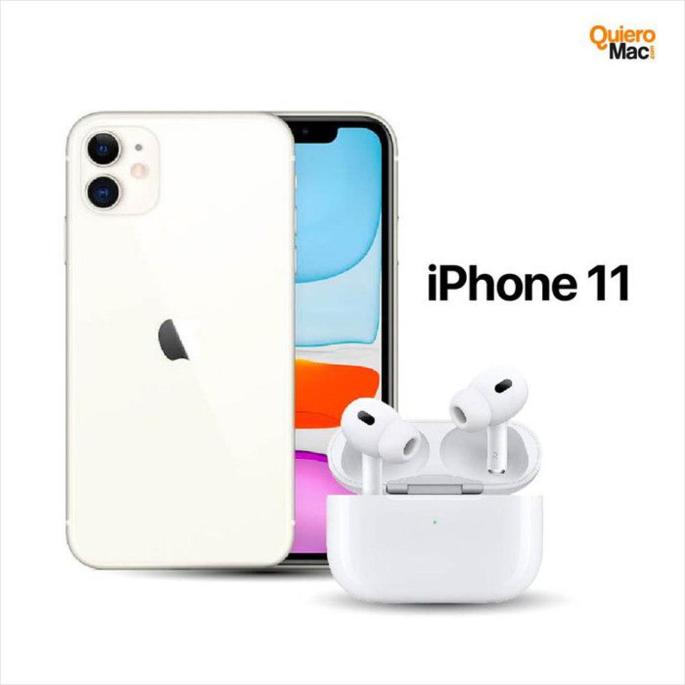 Iphone 11 Blanco 128Gb Reacondicionado Airpods Pro Aaa