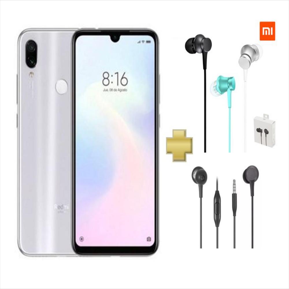 Celular Redmi Note 7 64Gb 4Gb Blanco + Audifonos img #1