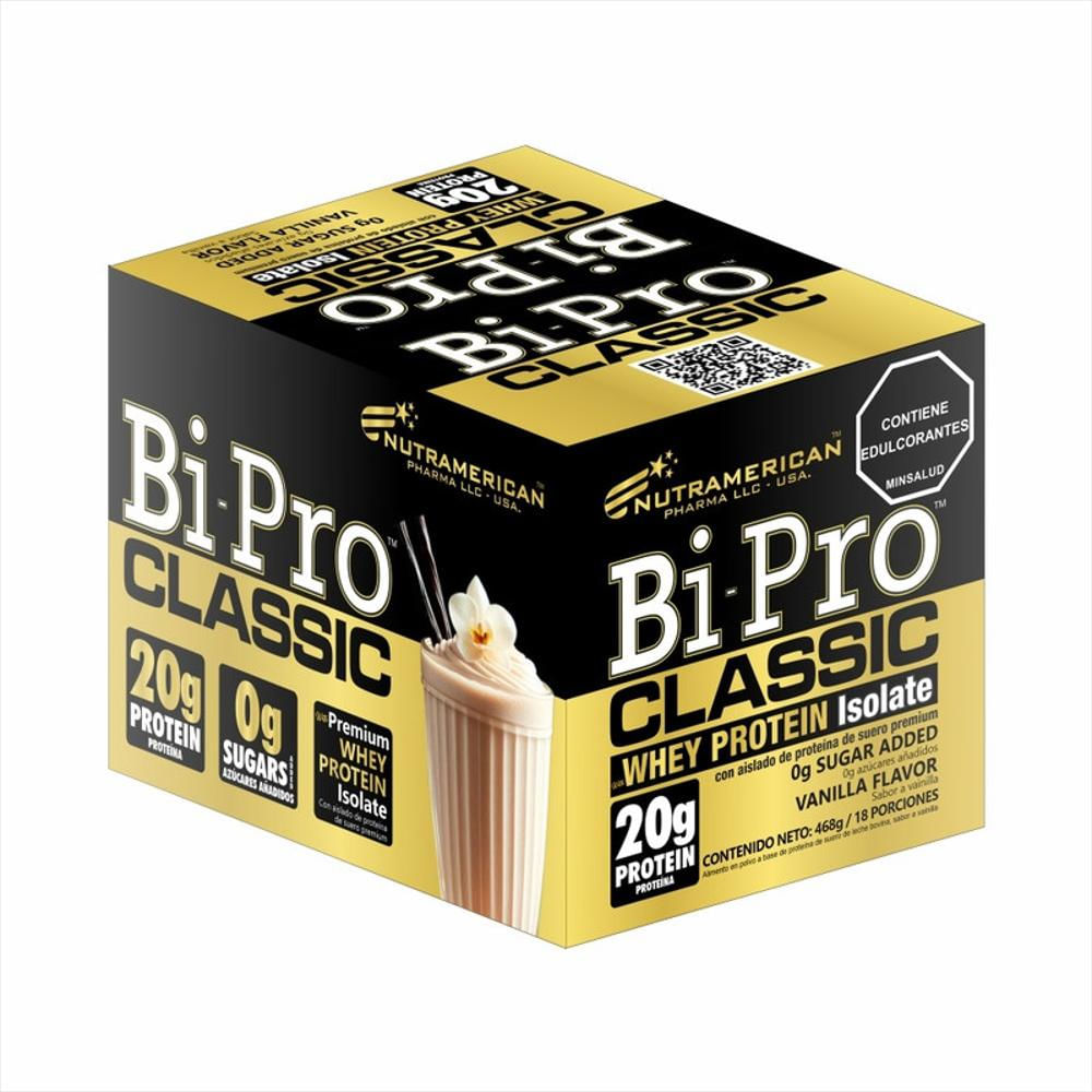 Bipro Classic Vainilla 468 G 18 Sobres Proteina