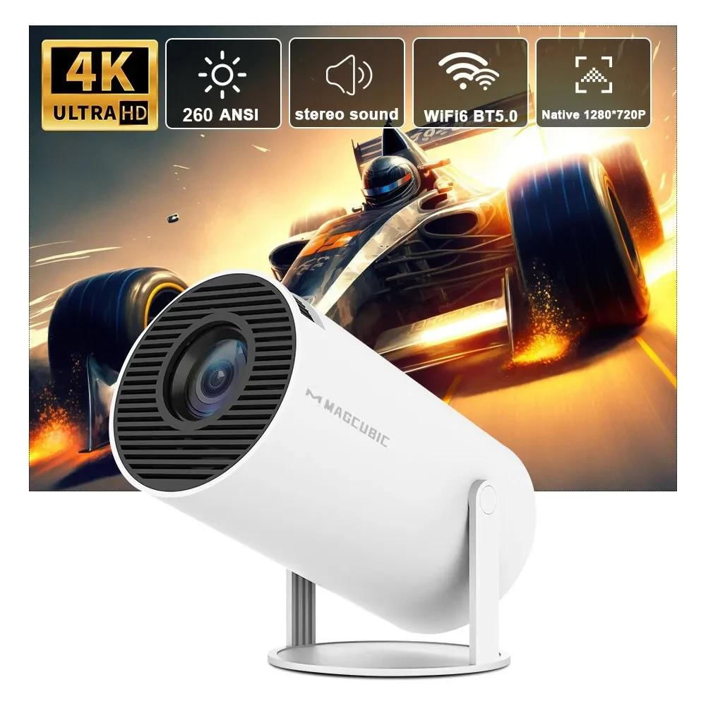 Proyector Ultra Hd Duplicación Wifi 4K En Color Blanco 110 V/220 V