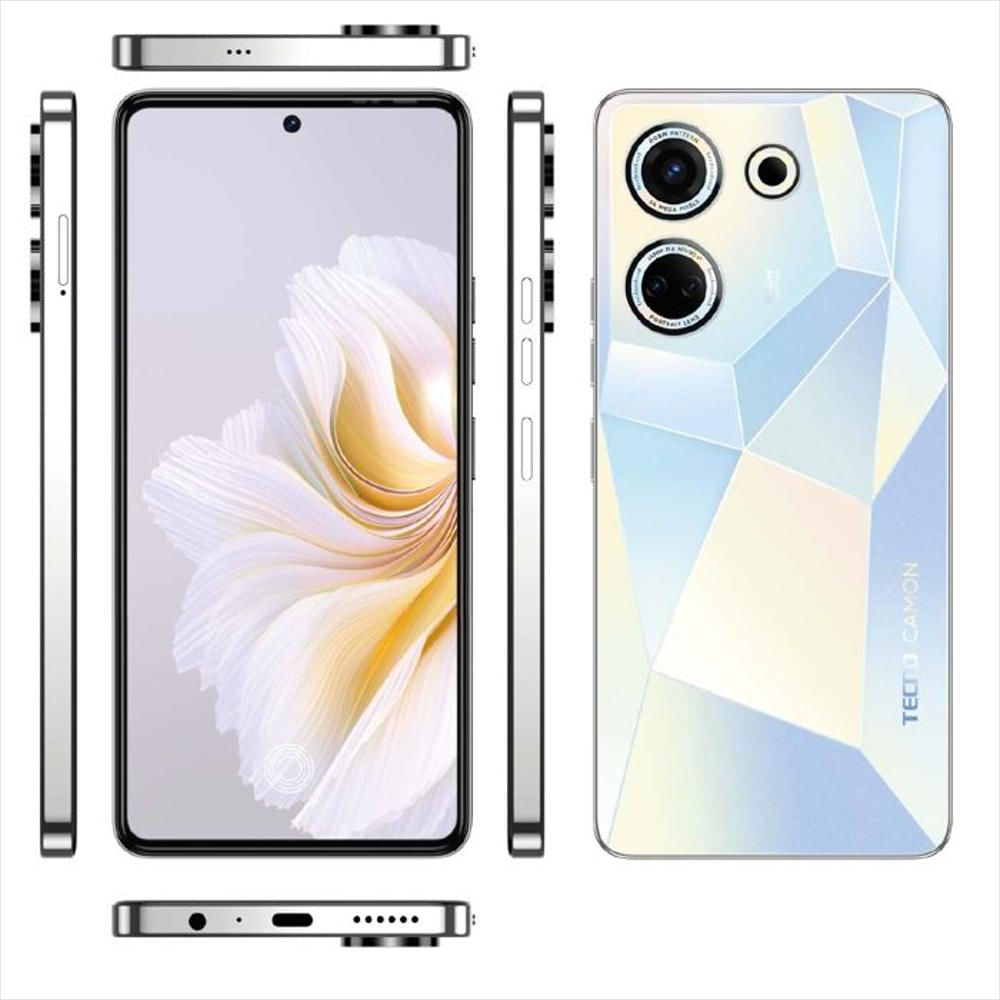 Celular Tecno Mobile Camon 20 Pro 8Gb Ram 256Gb Rom Color Blanco Glaciar img #3