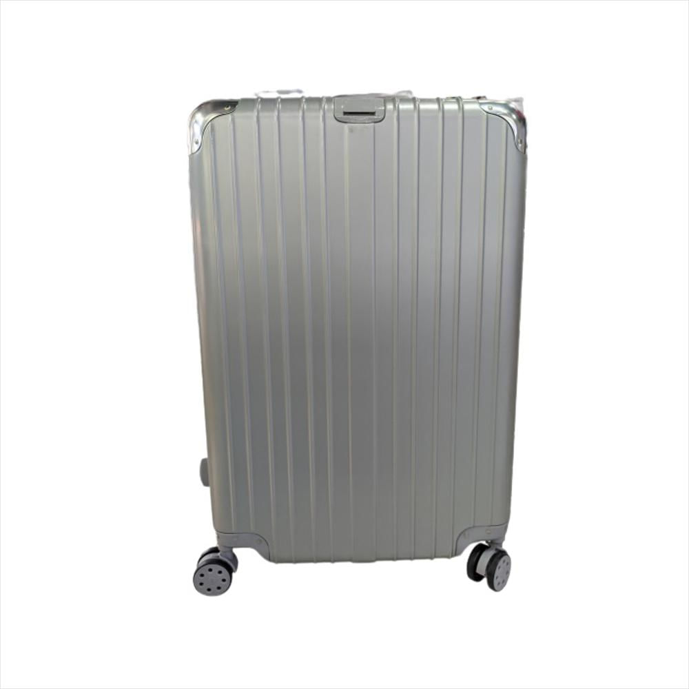 Maleta Plateada De Viaje Grande Con Clave De Seguridad img #3