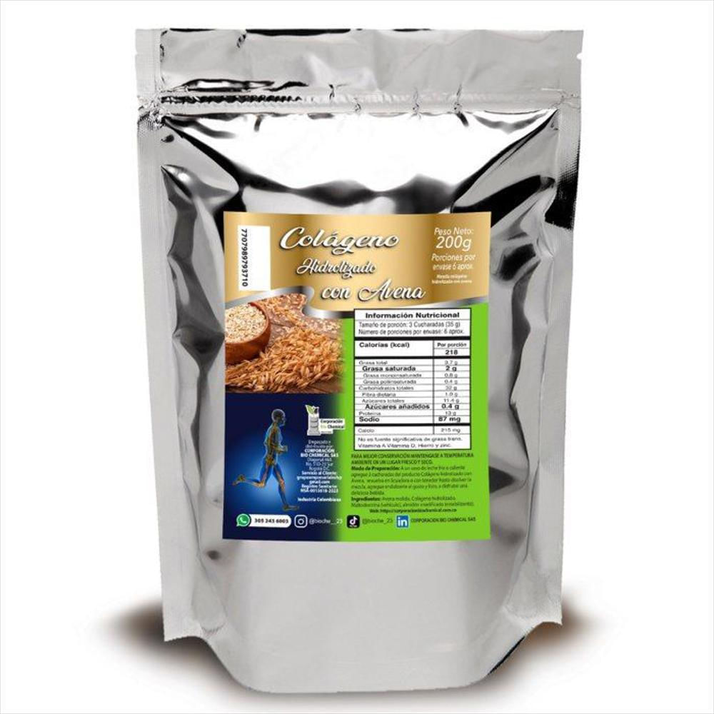 Colágeno Hidrolizado Con Avena Molida 200G