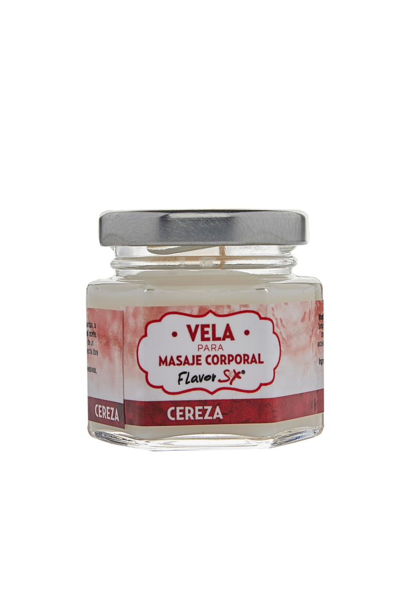 Velas para masaje corporal flavor cereza