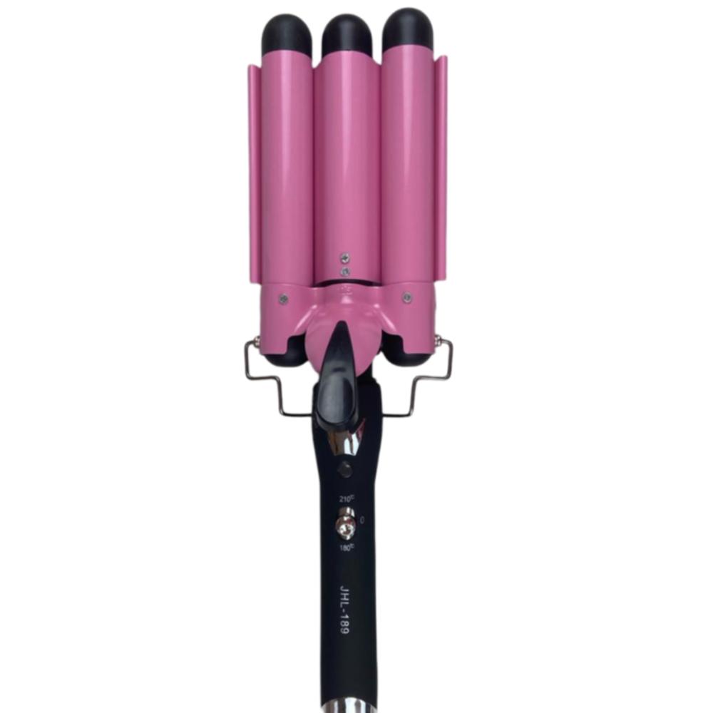 Rizador Ondas De Sirena 3 Tubos Rosa 09445