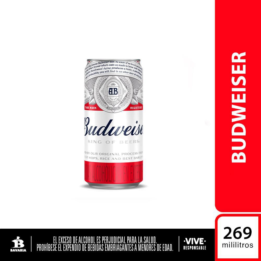 Cerveza BUDWEISER Lata (269 ml)