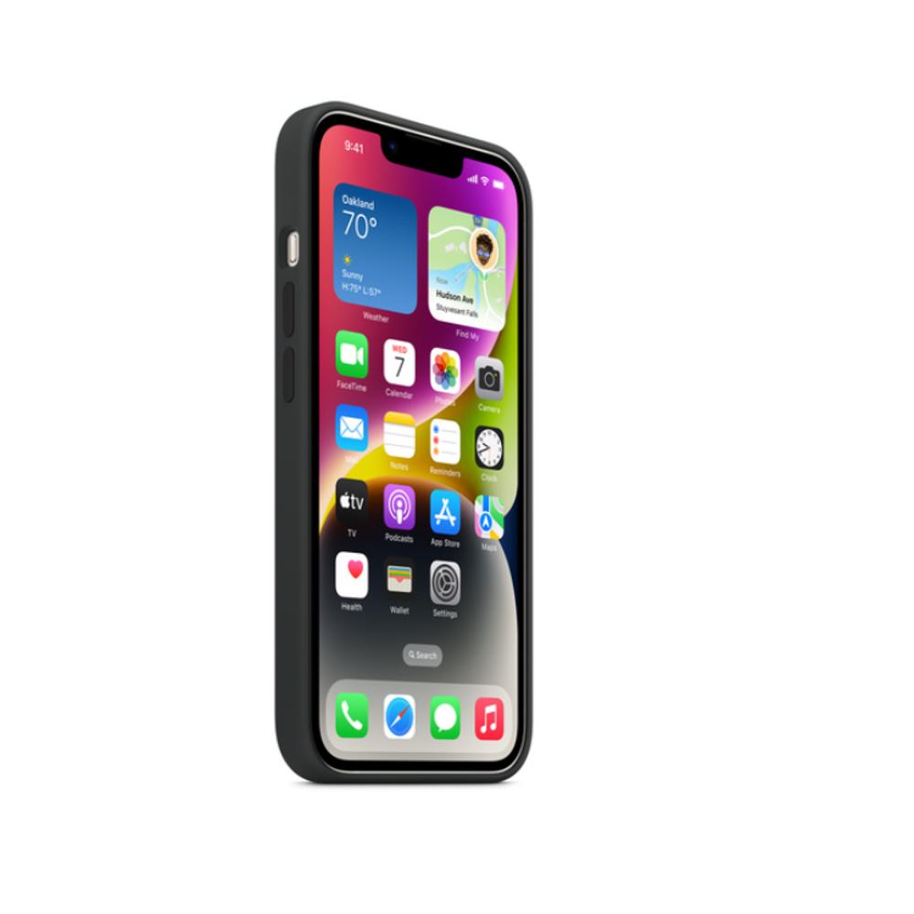 Funda Silicona Case Forro Estuche Negro Iphone 14 img #2