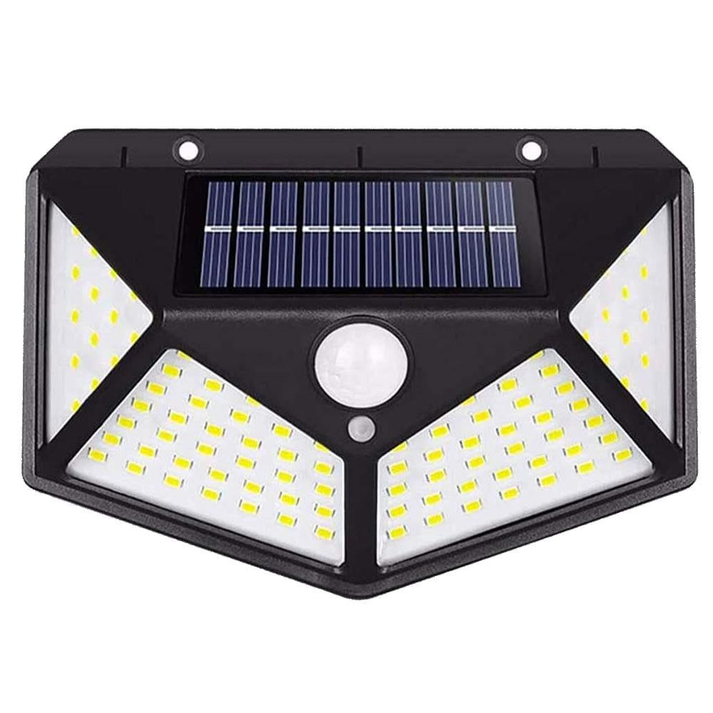 Lampara Solar Hs 8010A Luz Led Exteriores Sensor Movimiento