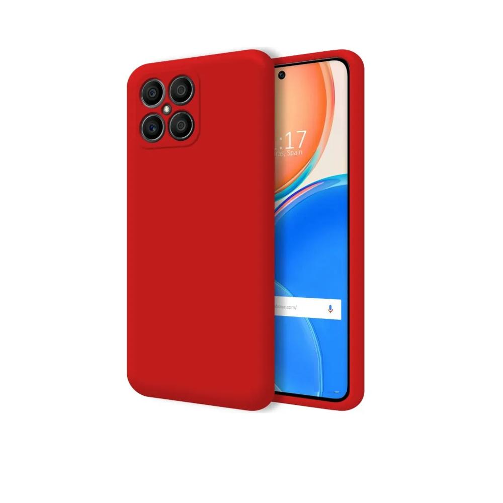 Estuche Forro Silicone Case Para Honor X6 / X6s Rojo