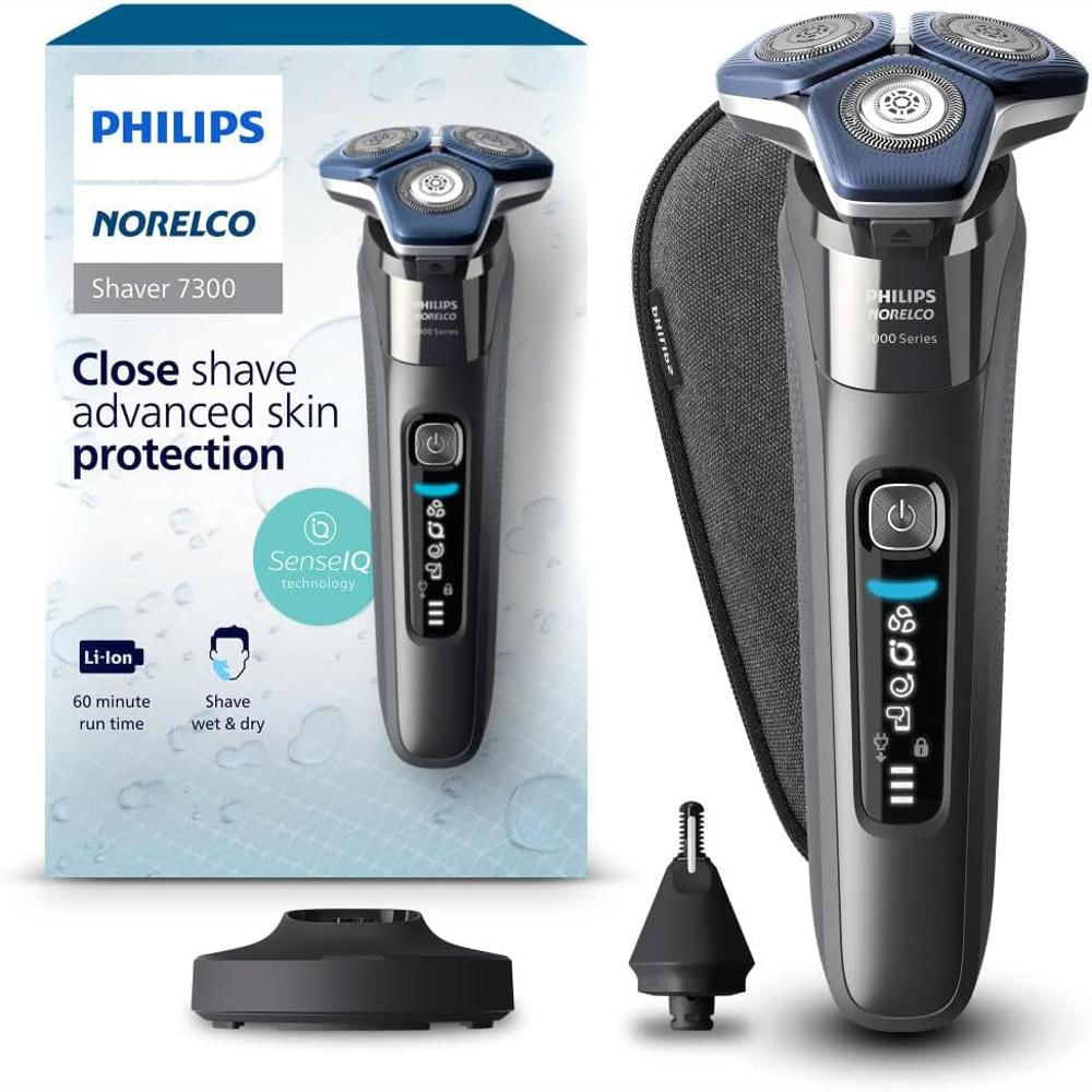 Maquina De Afeitar Eléctrica Recargable Philips Norelco 7300 Con Tecnología Senseiq