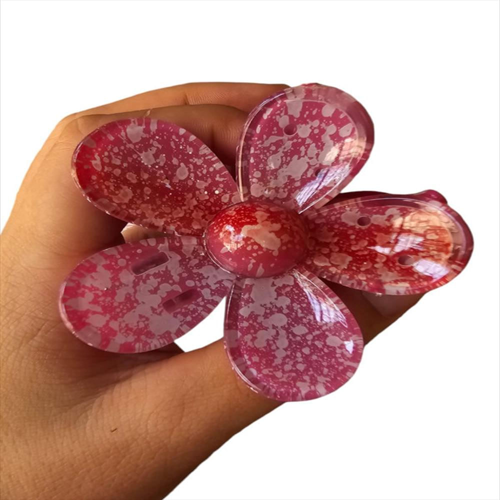 Gancho Flor Rosada X1 Unidad img #2