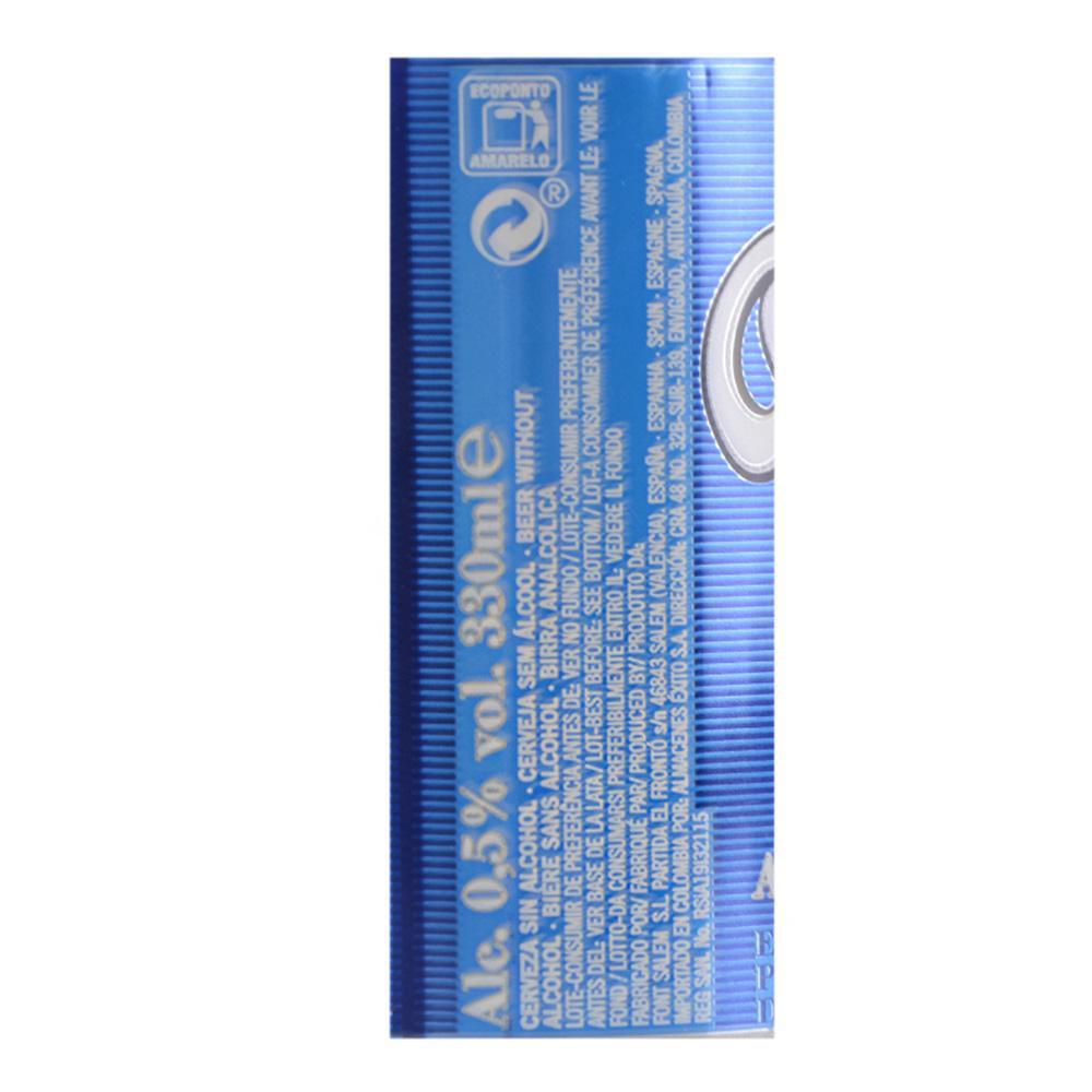 Cerveza PRIMA MARCA EXCLUSIVA Sin Alcohol (330  ml) img #2