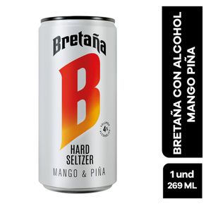 Bebida Con Alcohol BRETANA Piña Colada Lata (269  ml)